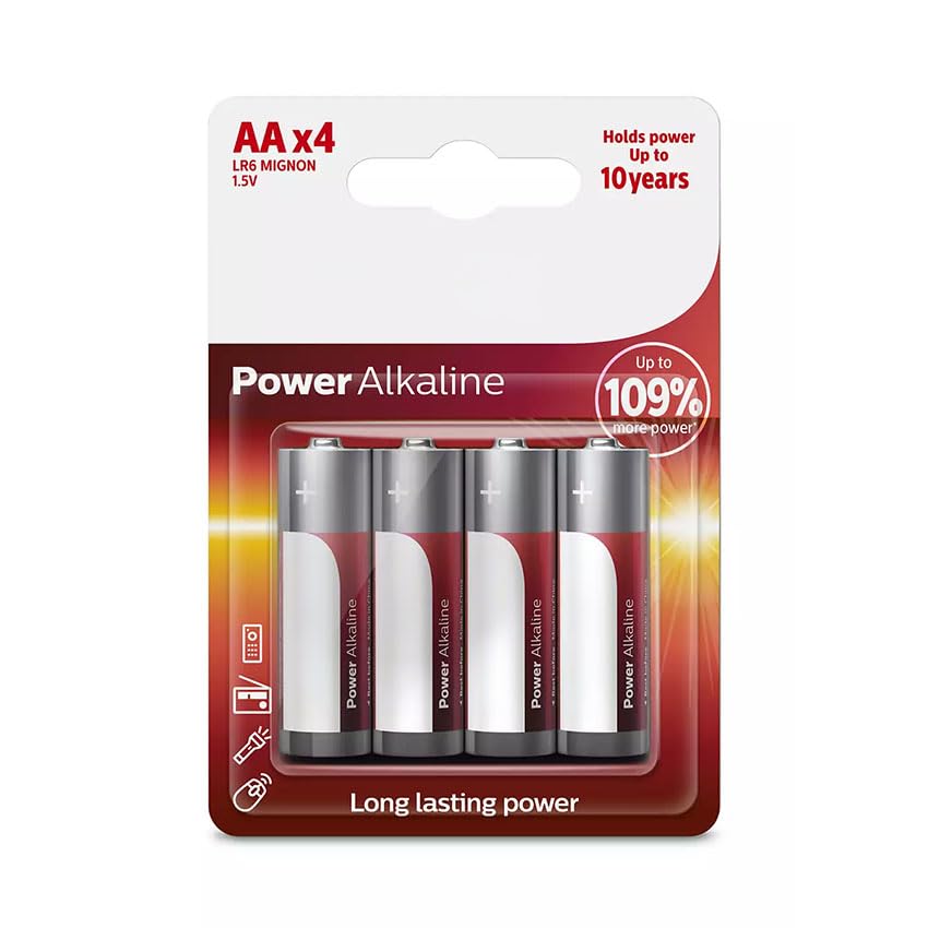 pack de 4 Pilas AA Philips LR6P4B/10/ 1.5V/ Alcalina